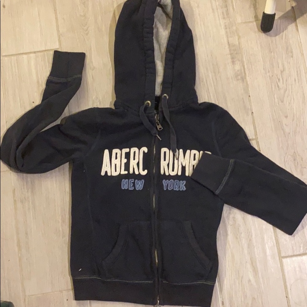 Abercrombie & Fitch Navy Blue Hoodie